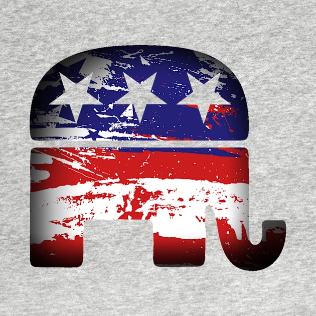 Republican Elephant by CuriousMC